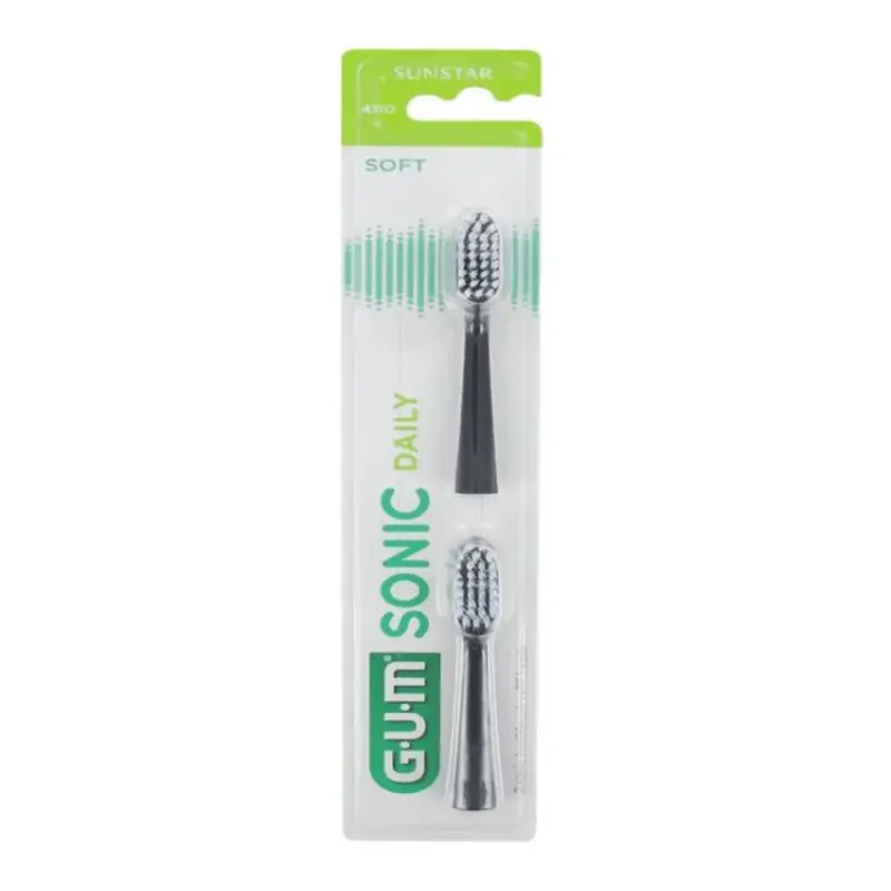 Ricariche giornaliere Gum Sonic Black Brush 2U
