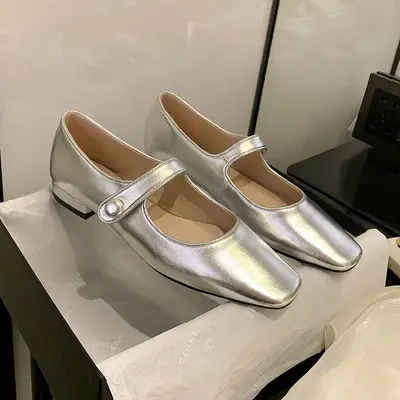 CHIKO Jamisha Square Toe Block Heels Mary Jane Shoes