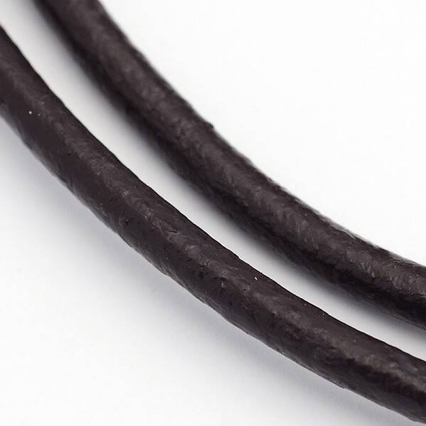 Round Cowhide Leather Cord