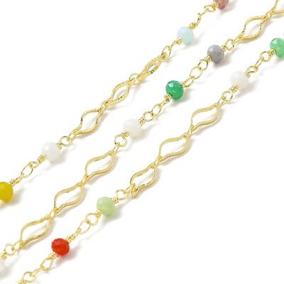 Handmade Eco-friendly Brass Leaf Link Chain