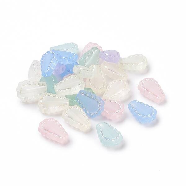 Transparent Frosted Acrylic Beads