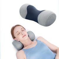 Two-tone Neck Pillow, 1 Count Bedroom Accessories Neck Roll Memory Foam Pillow, Neck Stretcher for Tension Muscle, Home Relax...