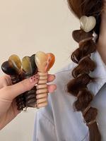 Heart Design Hair Tie, Cute Headwear Accessories for Braided Hairstyle, Minimalist Headwear Suitable for Thick Hair, Fashion ...