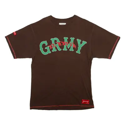 GRMY Mens T-Shirt Brown S