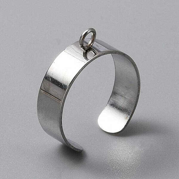 Stainless Steel Open Cuff Finger Ring Components
