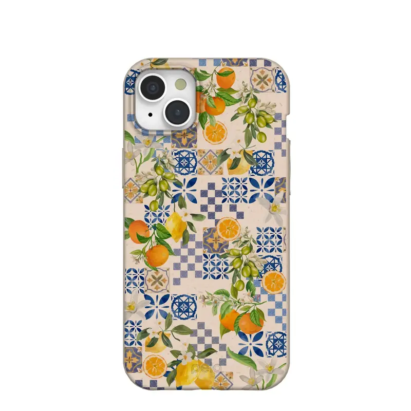 Seashell Amalfi Fruits iPhone 15 Plus Case