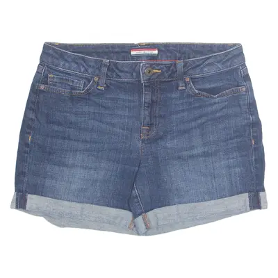 TOMMY HILFIGER Womens Denim Shorts Blue UK 8 W31