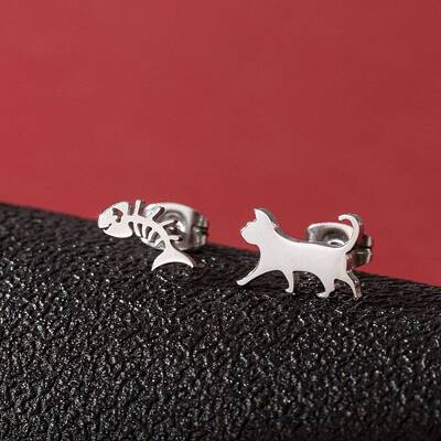 Stainless Steel Stud Earrings for Women