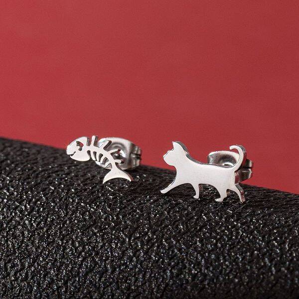 Stainless Steel Stud Earrings for Women