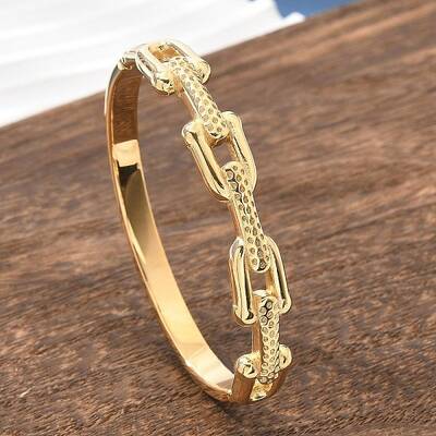 Ion Plating(IP) 304 Stainless Steel Bangles for Women