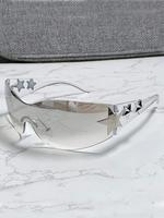 Star Decor Sunglasses, Trendy Casual  Sunglasses for Everyday Use, Fashion Accessories for Outdoor Activities