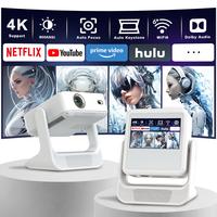 [US Warehouse] Aepuosem A2pro 4k UHD Projector, 8 Inch Touch Screen, Native 1080P, Auto Focus and Obstacle Avoidance, HIFI Sp...