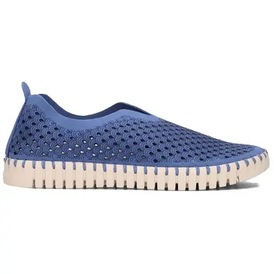 Ilse Jacobsen Tulip 3275 Textile Women's Slip On Shoes - Light Regatta - Size:US 7 Women