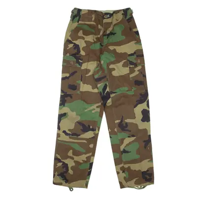 PROPPER INTERNATIONAL Army Woodland Camo Combat Trousers Green Regular Tapered Womens W26 L29