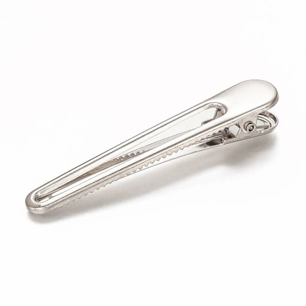 Iron Alligator Hair Clip Findings