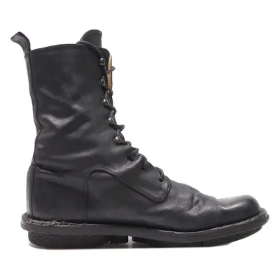 TRIPEN Combat Boots Black Leather Womens UK 6