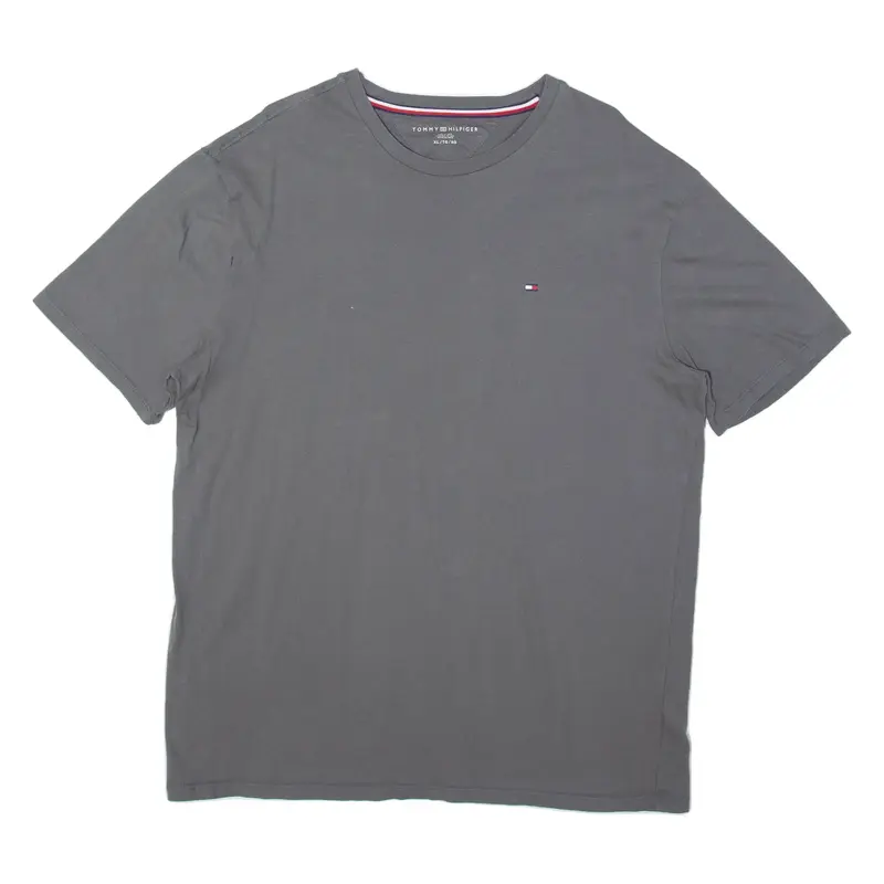 TOMMY HILFIGER Mens T-Shirt Grey XL