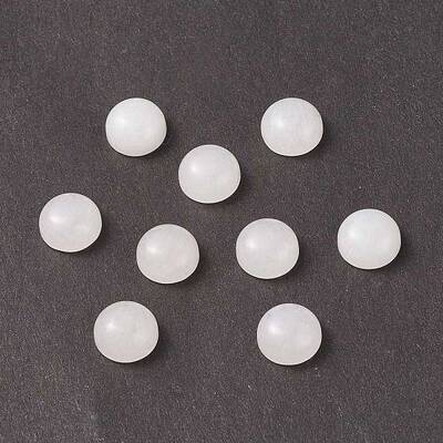 Natural White Jade Cabochons