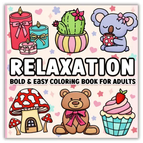 Halloween Fall Gift Coloring Book for Adults Relaxation: Bold and Easy Paperback