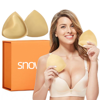 Snowy Sticky Bra Inserts, Instant Lift 2 Cup Size & Boost, Reusable and Waterproof Double Sided Push Up Sticky Bra for Women ...