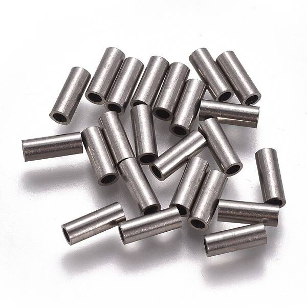 Non-Tarnish 304 Stainless Steel Tube Beads