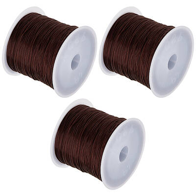 3 Rolls Flat Elastic Crystal String