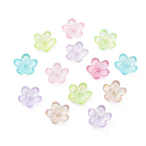UV Plating Acrylic Bead Caps