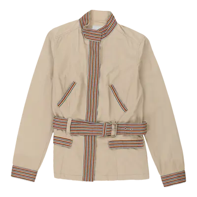 Moschino Jacket - Medium Beige Cotton | Size: medium