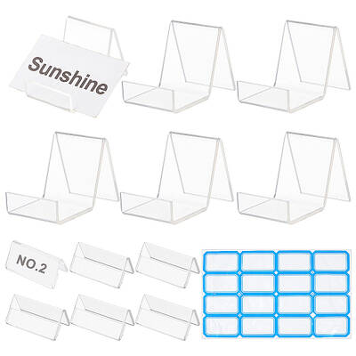 Transparent Acrylic Tag Holder