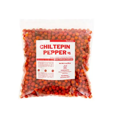 Chile Chiltepin de Sonora - Dried Chiltepin Peppers (Chile Tepin) – 1oz Bag - Great For Seafood, Sauces, Stews, Salsa, Meat...