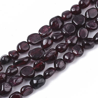 Natural Garnet Beads Strands