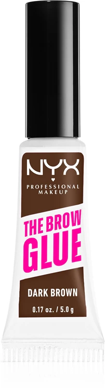 NYX Professional Makeup The Brow Glue eyebrow gel color 04 Dark Brown 5 g