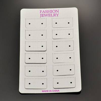Rectangle Plastic Display Cards