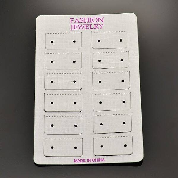Rectangle Plastic Display Cards