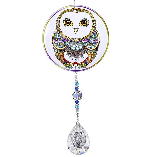 Glass Teardrop Window Hanging Suncatchers