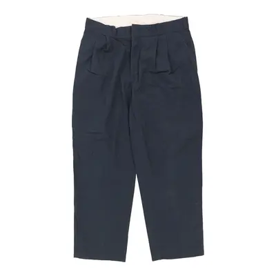 Dickies Trousers - 35W 29L Navy Polyester Blend