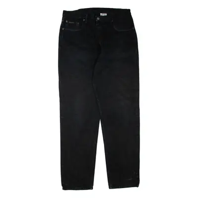 CALVIN KLEIN Mens Jeans Black Regular Straight W36 L34
