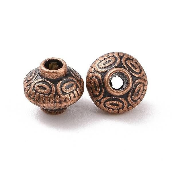 Tibetan Style Alloy Spacer Beads