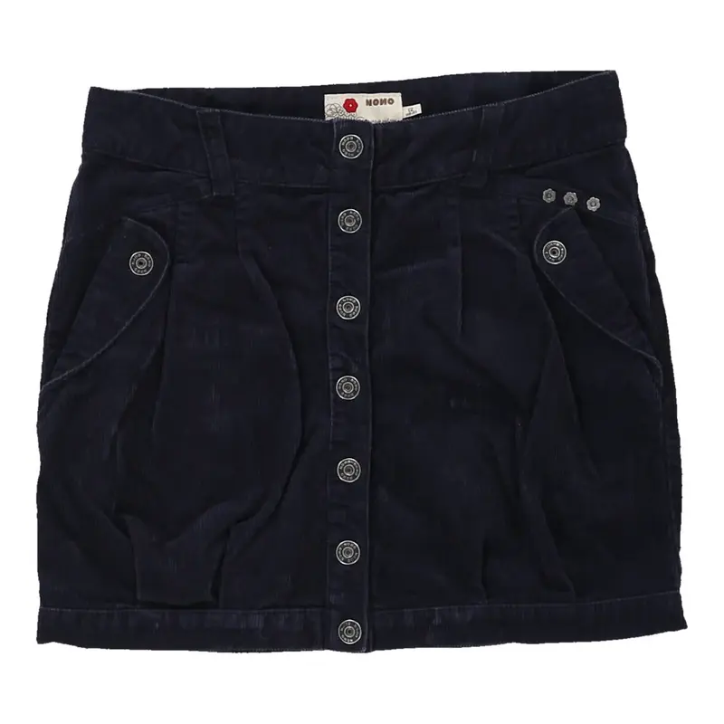 Age 12 Nono Cord Skirt - Small Navy Cotton