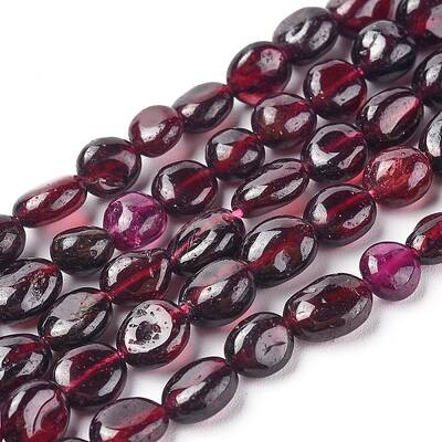Natural Garnet Beads Strands