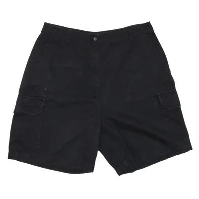 WOOLRICH Cargo Shorts Black Relaxed Womens XS W28