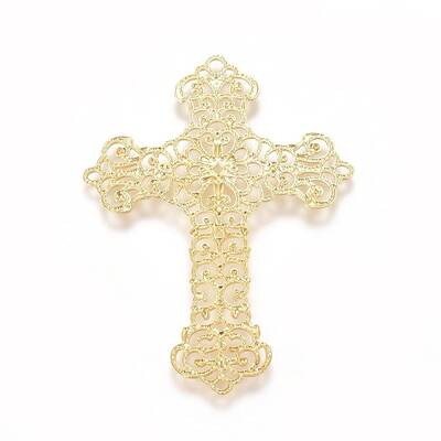 Brass Filigree Joiners Links