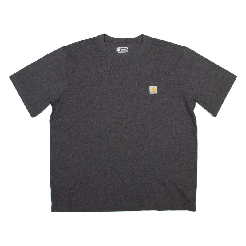 CARHARTT Mens T-Shirt Grey Crew Neck XL