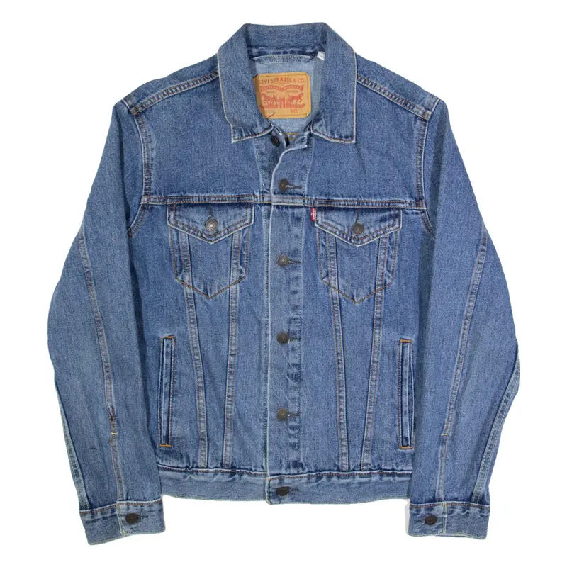 LEVI'S Mens Denim Jacket Blue S