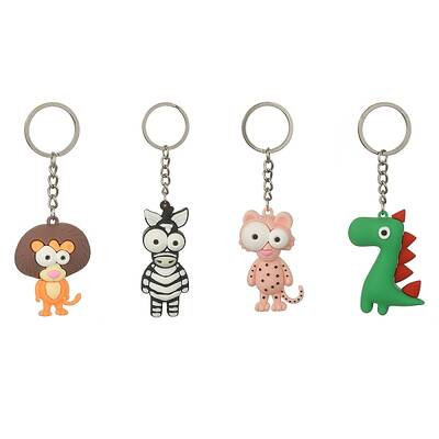 PVC Plastic Pendant Keychain