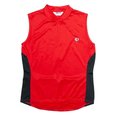 OPEARL IZUMI Cycling Womens Jersey Red Sleeveless 1/2 Zip XL