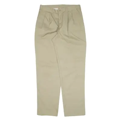 DICKIES Workwear Mens Trousers Beige Relaxed Tapered W34 L34