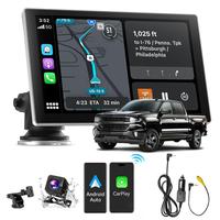 2025 Upgraded Carplay Screen for Car - Portable 7 Inch Touch Screen with Bluetooth, Truck Accessories, HD Display, 90° Adjus...