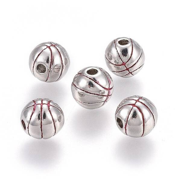 Brass Enamel Beads