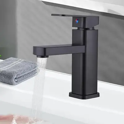 Bathroom Faucet, 2 in 1 Hot & Cold Water Faucet, Faucet for Bathroom Sink, Kitchen Sink, Washbasin, Bathroom Accessories, Fix...